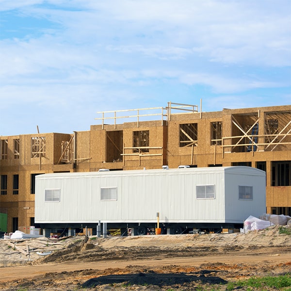 our typical lead time for delivering and setting up a construction site office trailer is 1-2 weeks